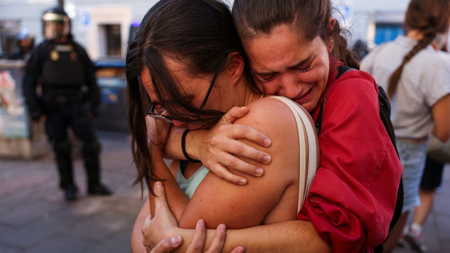 Spain housing crisis protest after 87-year-old woman evicted