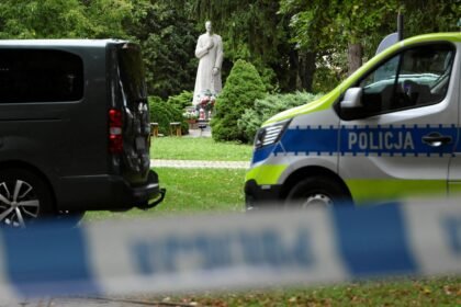 Priest killed and four wounded after stabbing rampage at Polish abbey