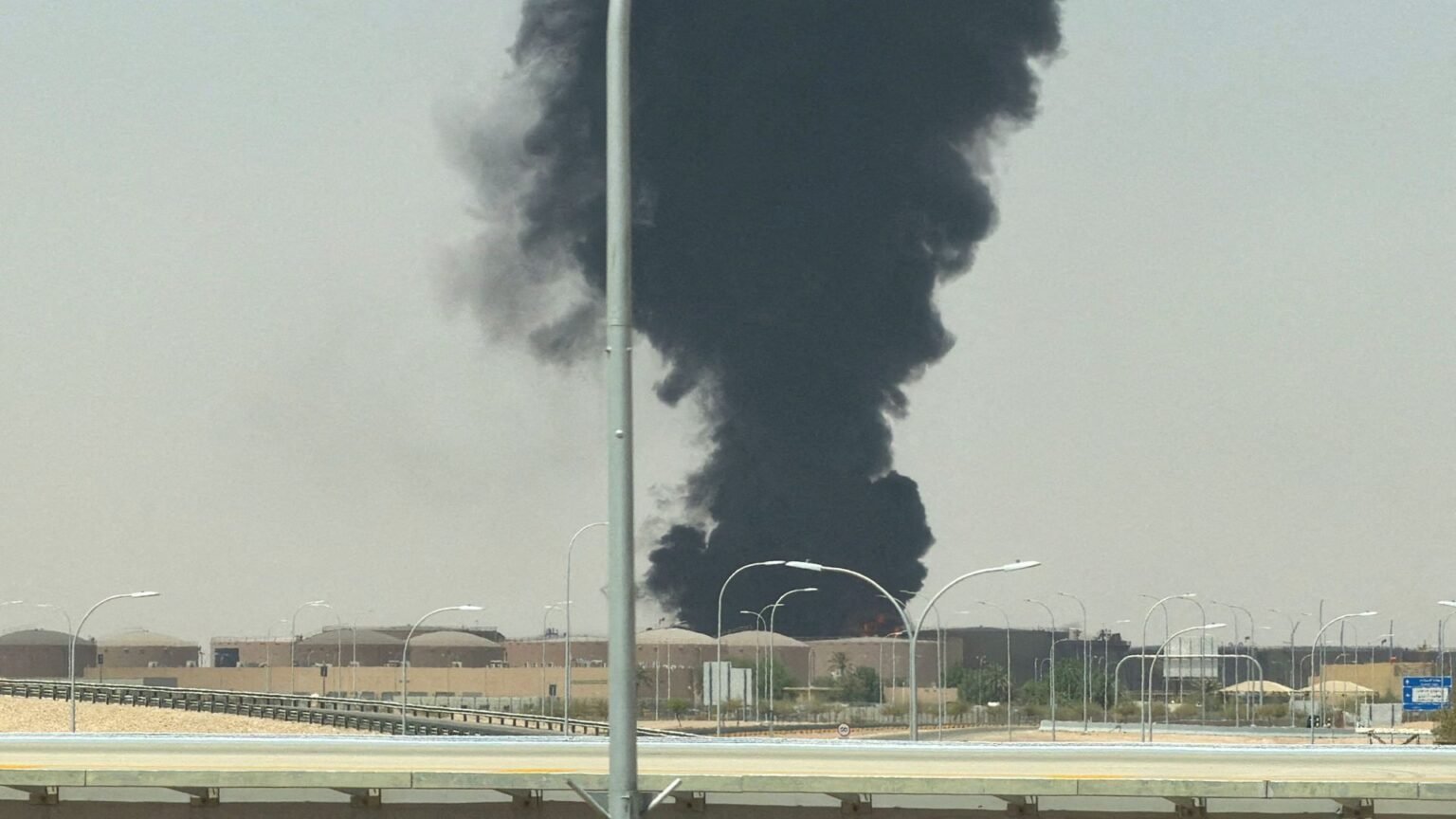 Houthis claim drone attack on Saudi Arabia's capital after smoke seen rising near airport