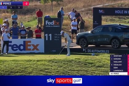 'CHEQUE PLEASE!' - Hometown boy Perez makes hole-in-one at Open de France