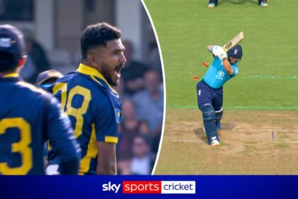 Duckett goes for a DUCK as Sri Lanka strike early!
