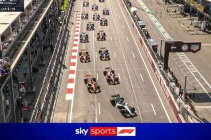 Super start for Russell as he holds onto Baku lead!