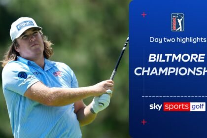 Shipley claims 36-hole lead at Biltmore Championship
