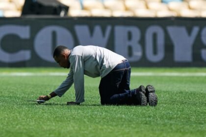 Maracana pitch still being worked on with NFL match just hours away