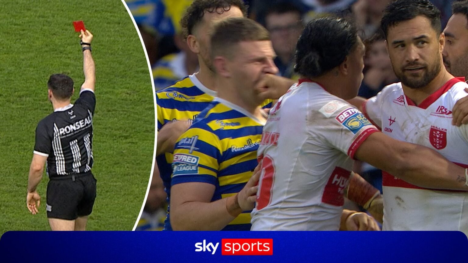 Rabbit punch leads to RED card! Hiku sent off in eliminator