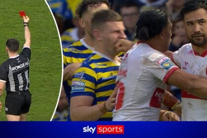 Rabbit punch leads to RED card! Hiku sent off in eliminator