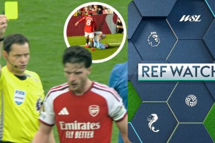 Did Rice escape red for 'petulant' kick? What's the difference with Foden/Fernandes?