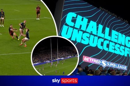 Warrington take lead after controversial penalty call against Leeds!