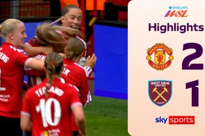 Man Utd beat West Ham to claim their first WSL victory of the season!