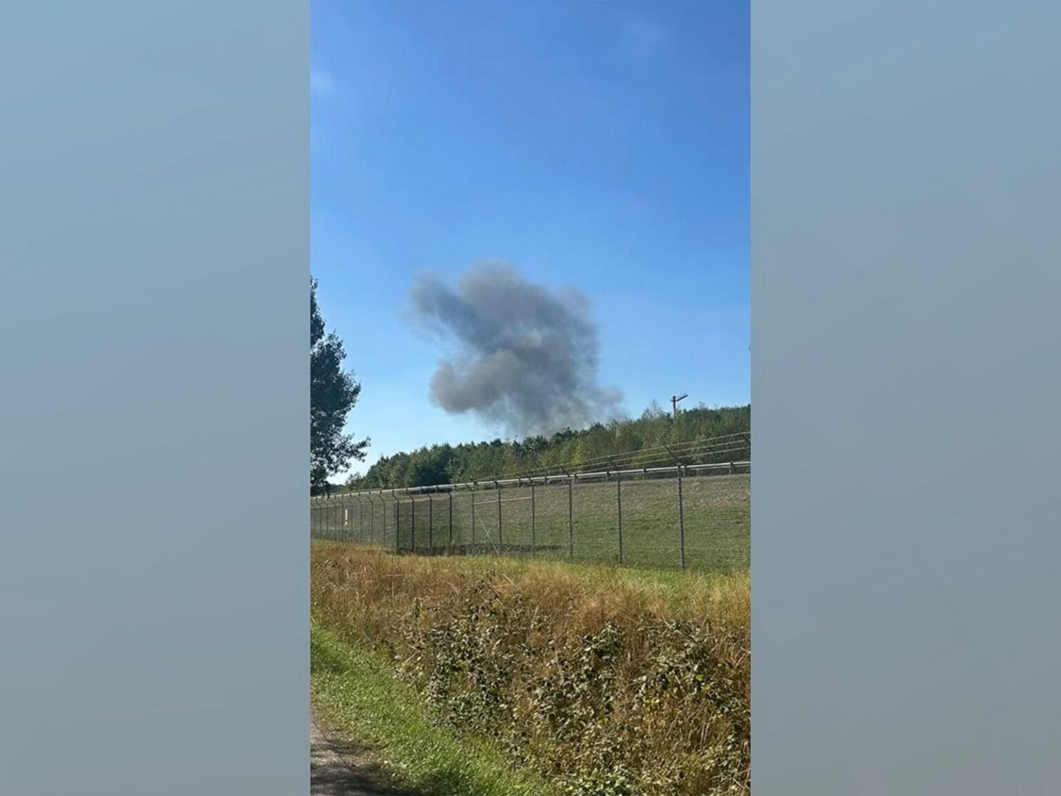 American F-16 fighter jet crashes near US air base in Germany, military says