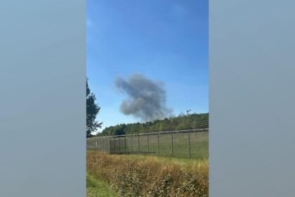 American F-16 fighter jet crashes near US air base in Germany, military says