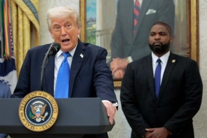 Rep. Donalds downplays Trump connection on his governor campaign website