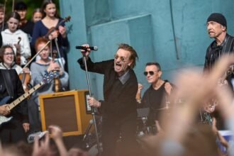 See U2’s 50th-Anniversary Performance at Their Old High School