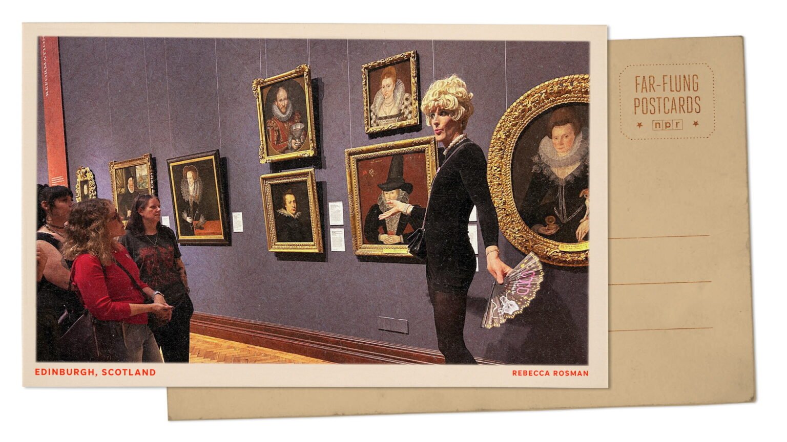 Greetings from Edinburgh, where a cheeky tour guide makes art history hilarious