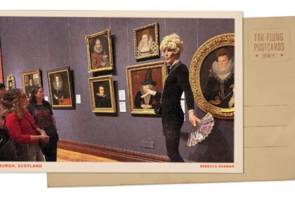 Greetings from Edinburgh, where a cheeky tour guide makes art history hilarious