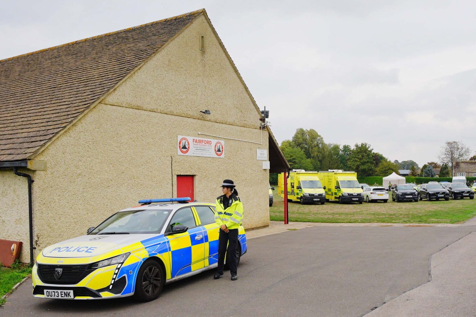 Multiple arrests on suspicion of explosives offenses near U.K. base used by U.S. forces