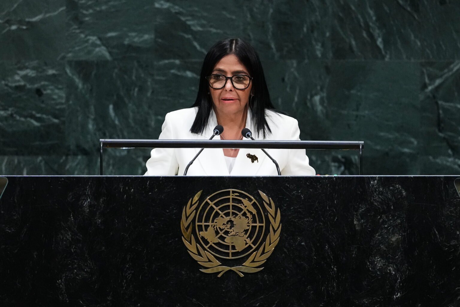 Venezuela's acting leader promises elections at the 'right moment'