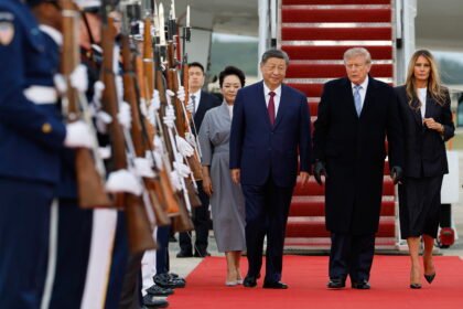 Trump rolls out red carpet for Xi as high-stakes summit begins