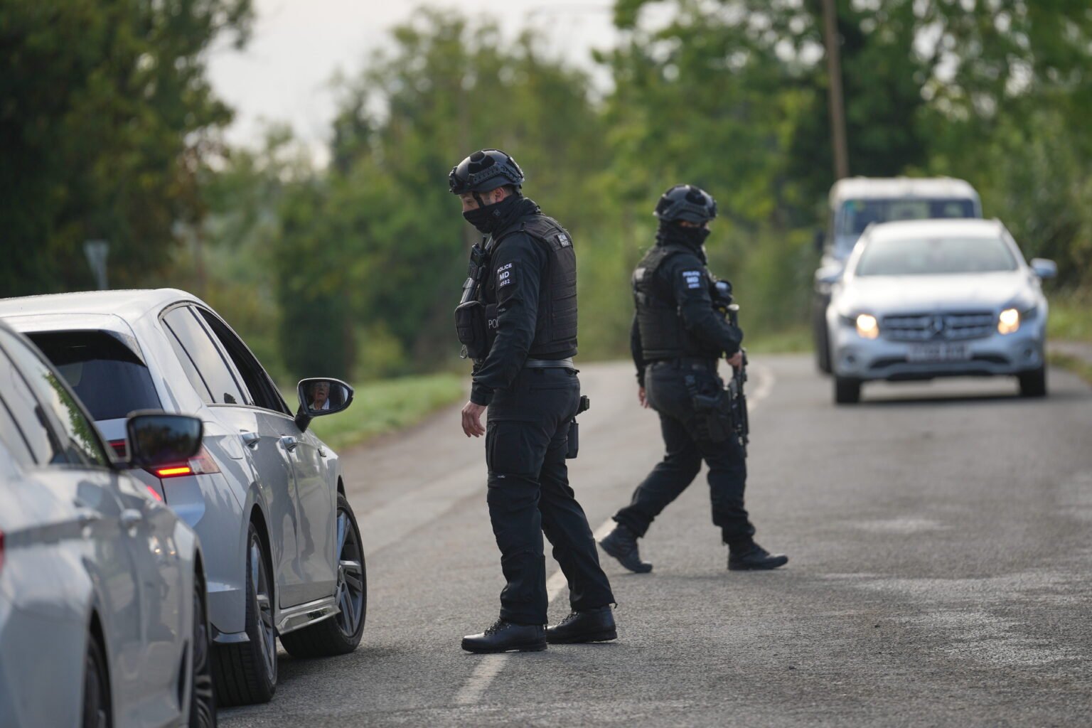 British police investigate if arrests near U.S. air base foiled an Iran-linked attack
