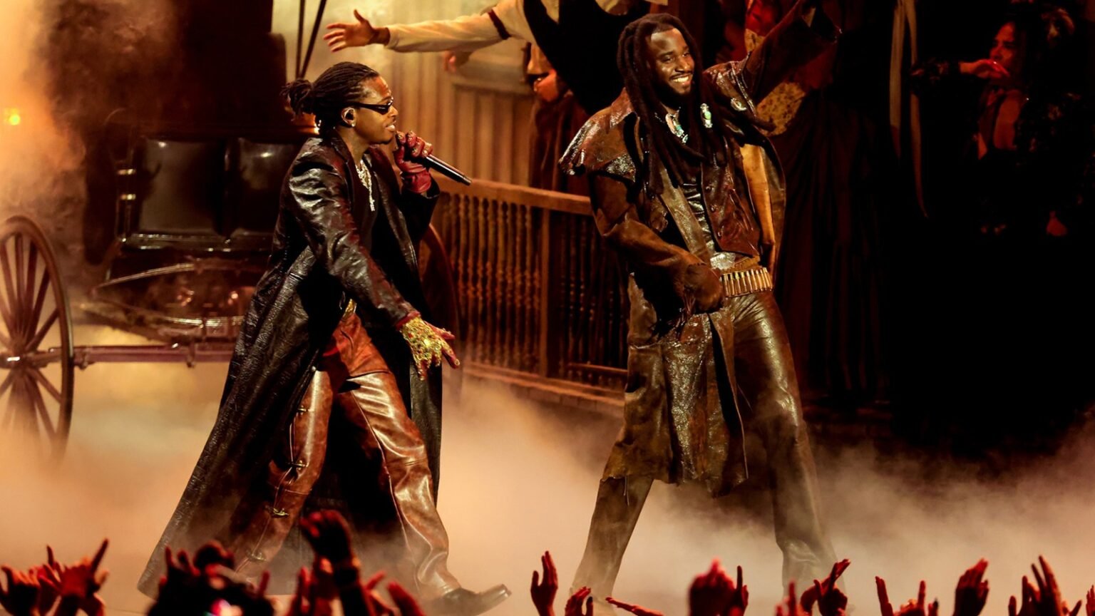 Shaboozey and Gunna Light Up the 2026 VMAs (Literally) With ‘High Noon’ Performance