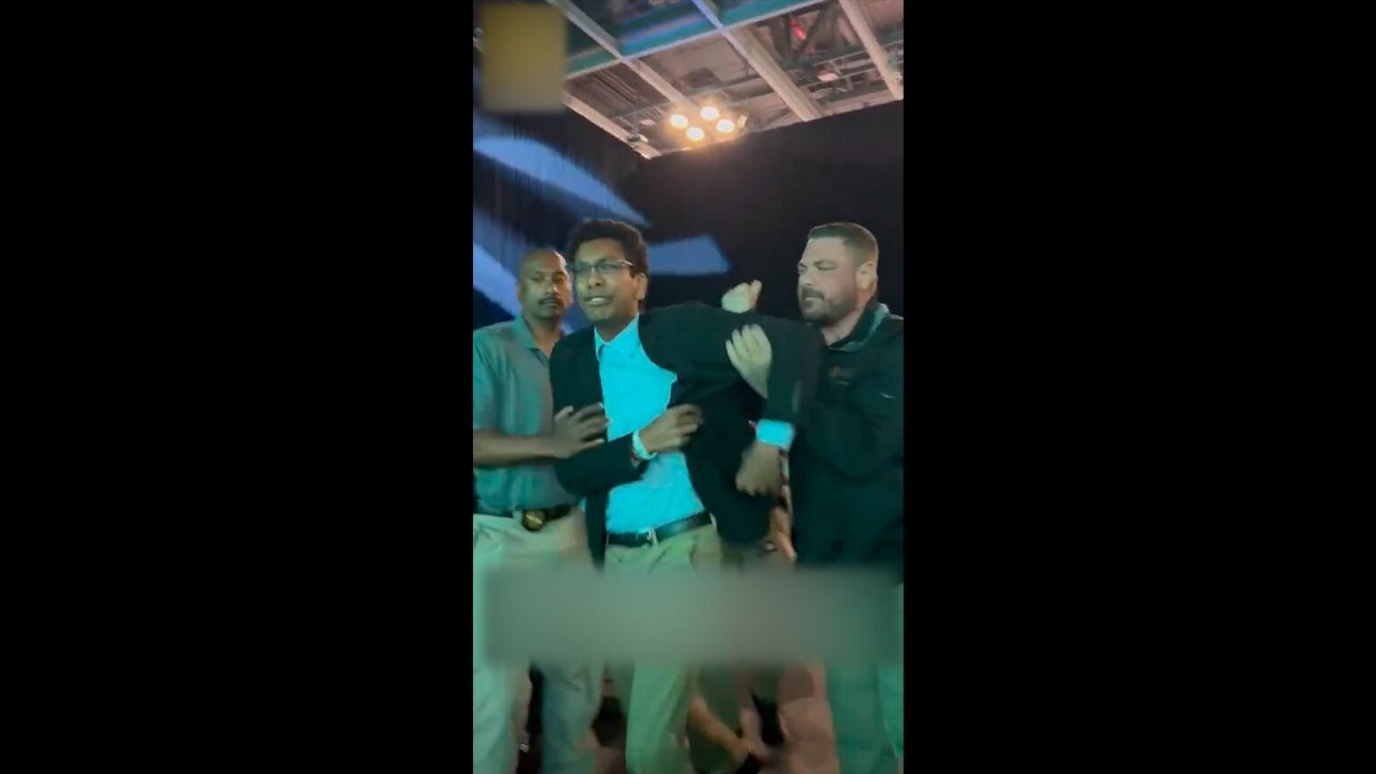 Student protesters disrupt NVIDIA AI climate panel