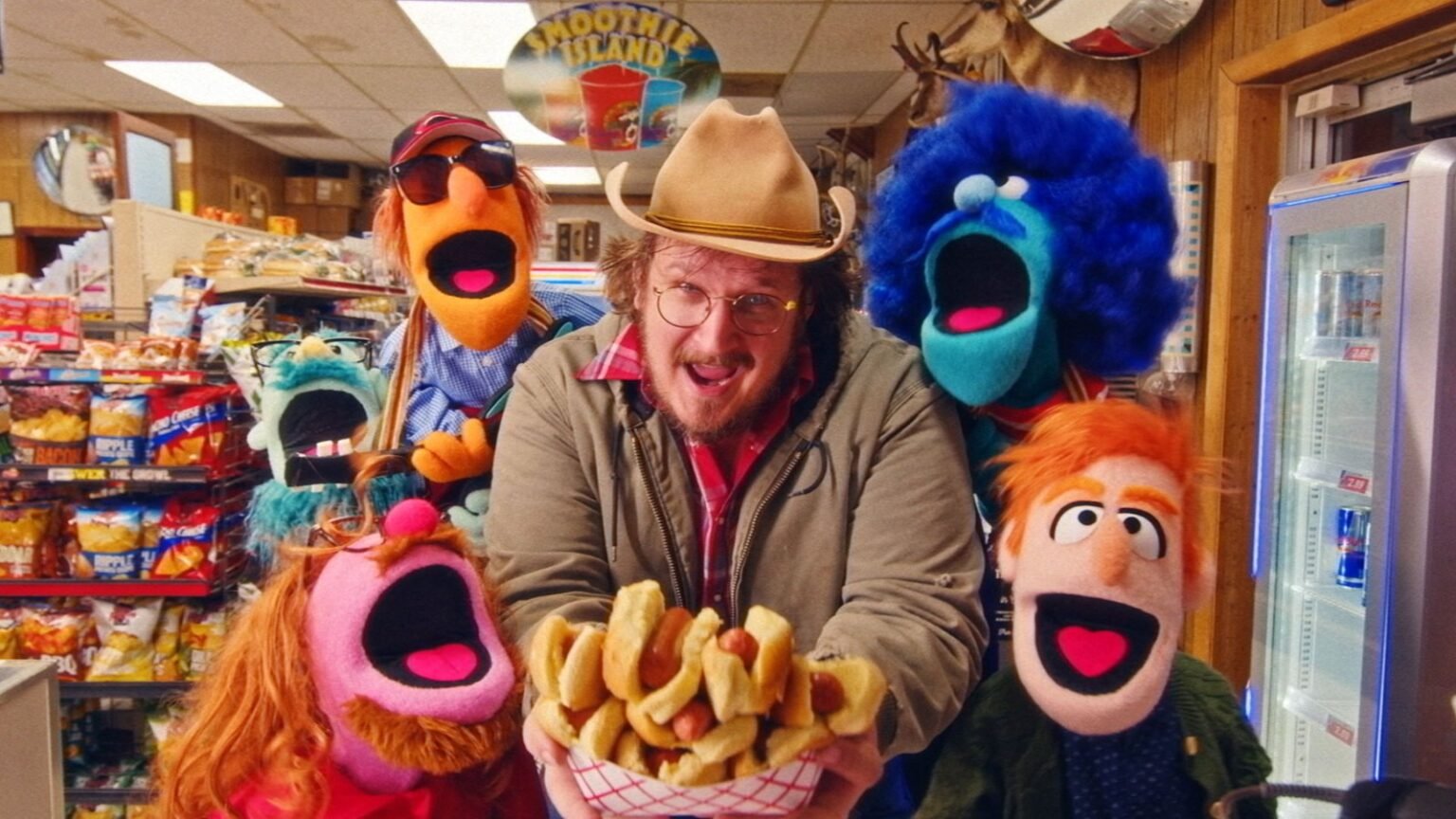 See Willi Carlisle and a Puppet Tyler Childers Make a Wacky Gas Station Run in New Video