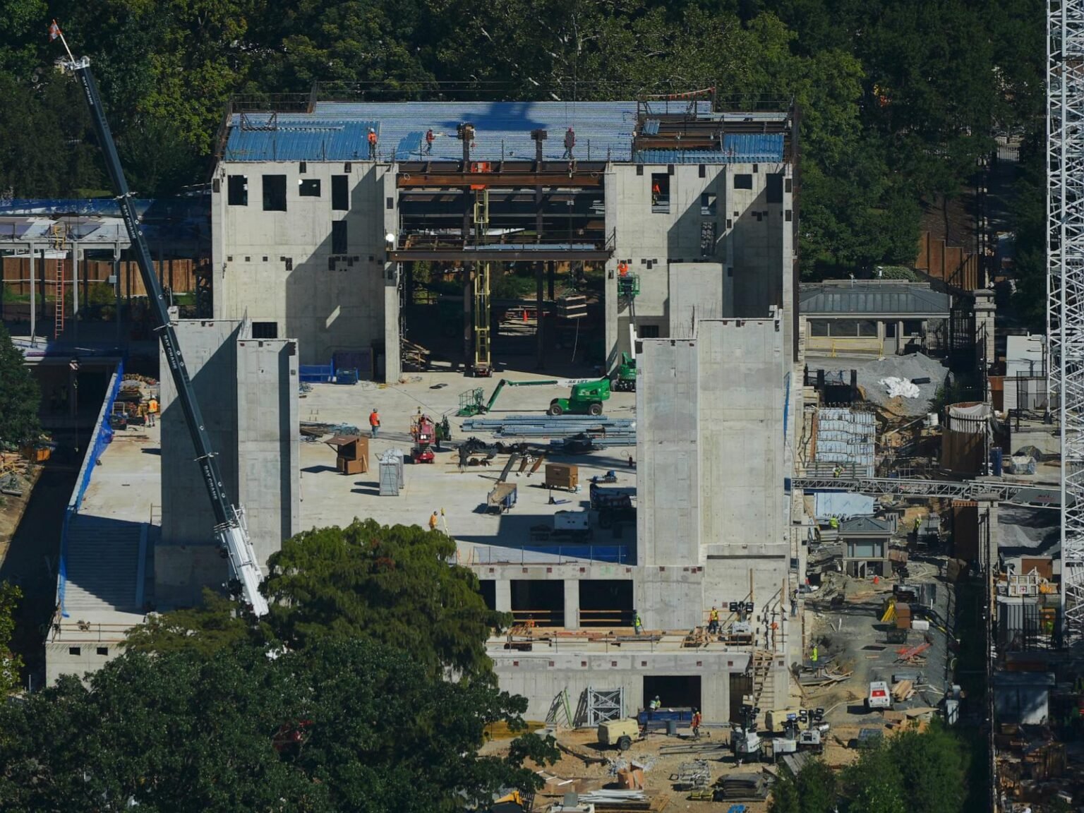 Trump says his ballroom will house a drone port. The Secret Service already has one.