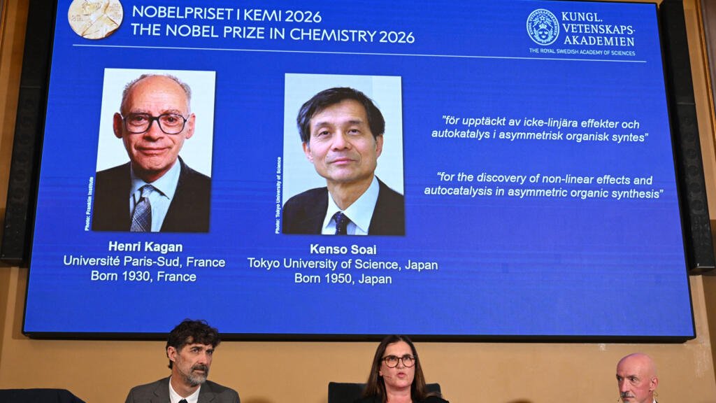 Nobel Prize in chemistry jointly awarded to France's Henri Kagan, Japan's Kenso Soai