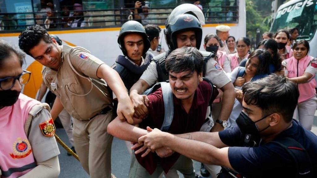 Delhi braces for more protests as 'cockroach' group's leaders released