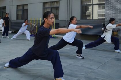 Young martial artists train in China’s ancient mountain schools