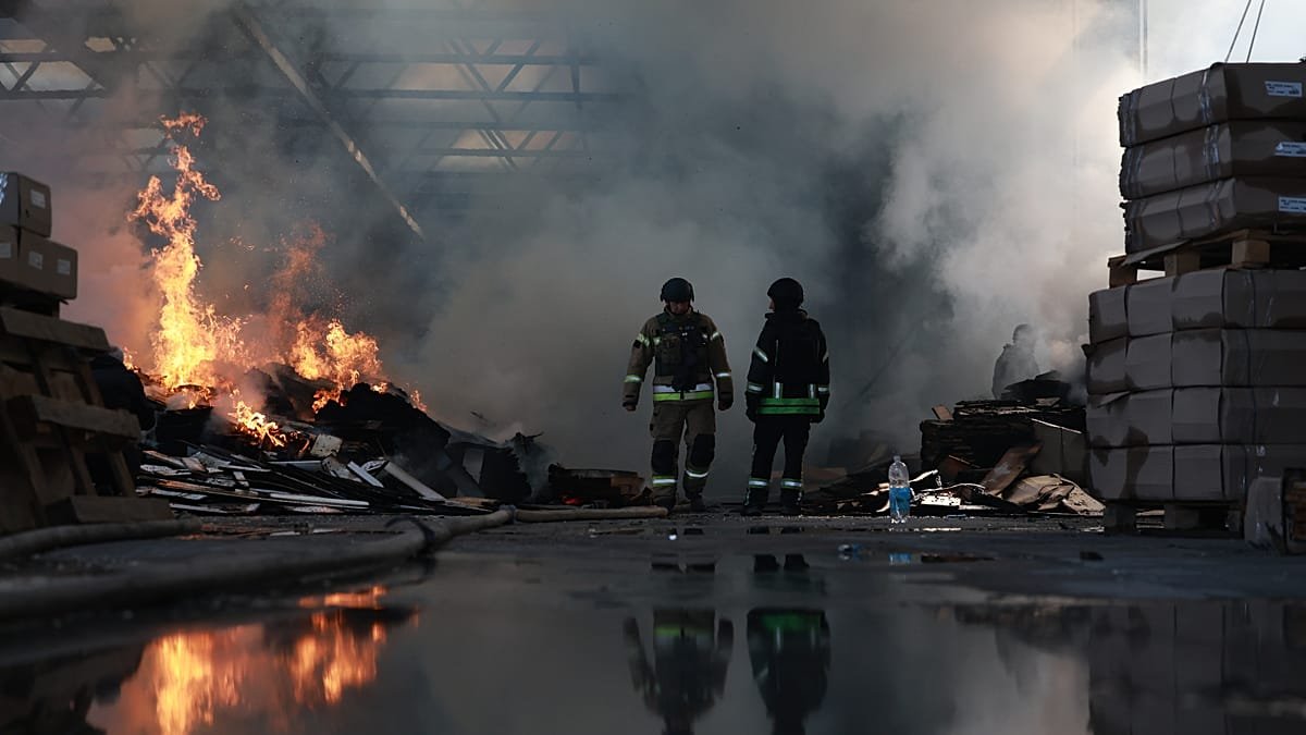 Kyiv residents take refuge underground during overnight Russian attacks
