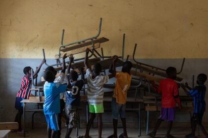 Photos: Community unites in Senegal’s Dakar to clean dilapidated school