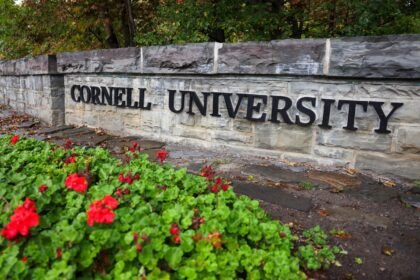 Cornell University vandalized with graffiti as protests over alleged gang rape continue