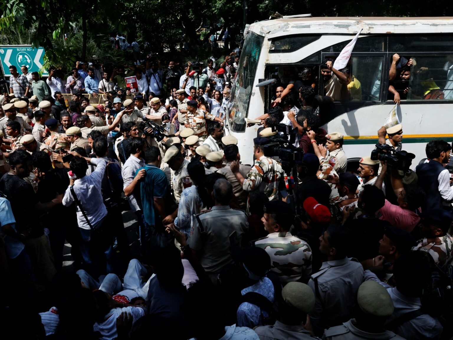 Indian authorities clamp down as ‘cockroach’ movement launches new protests
