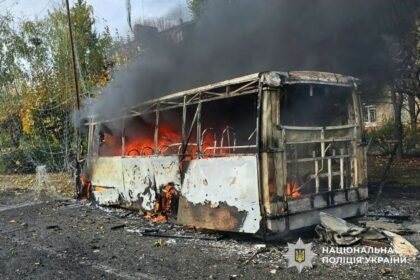 At least 30 killed as Russian guided boom hits civilian bus in Ukraine