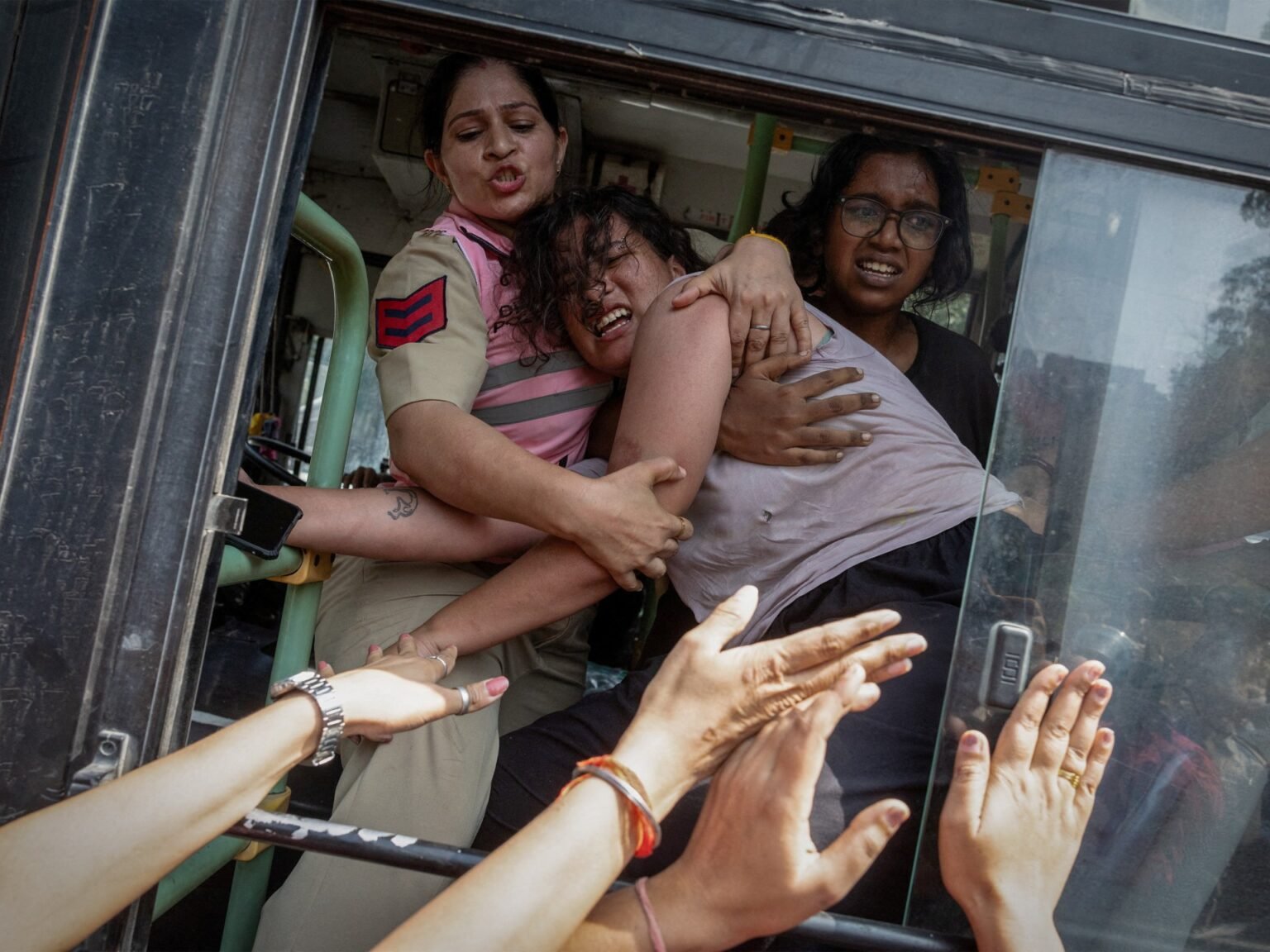 Photos: Thousands detained in police crackdown on India’s youth protest