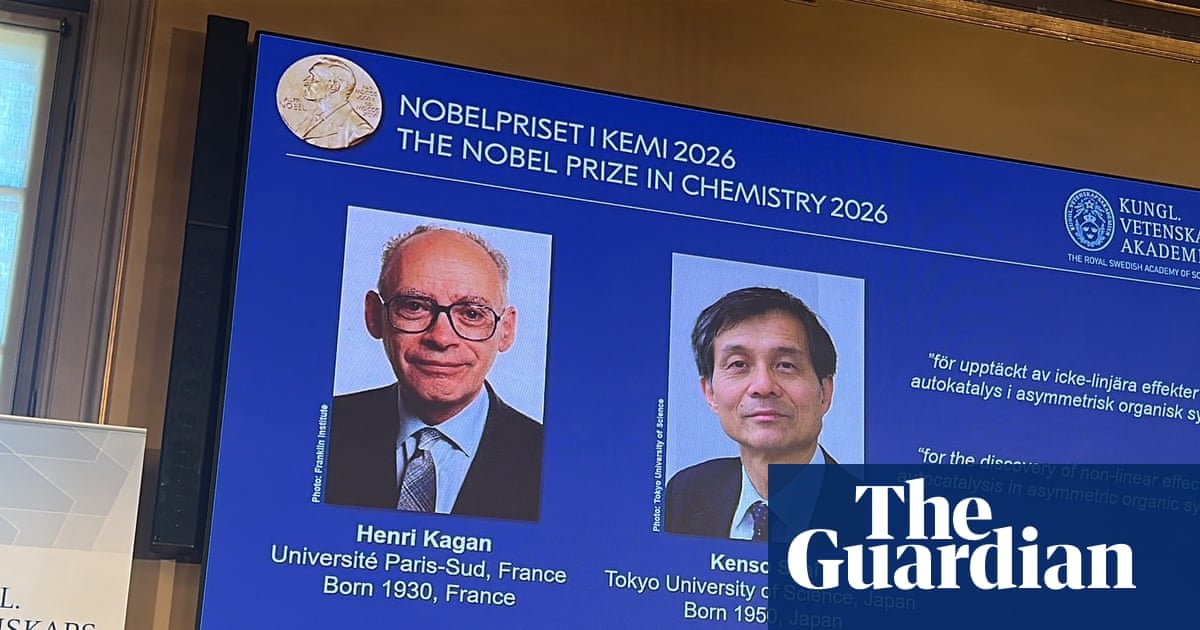This is what the 2026 Nobel prize for chemistry is all about