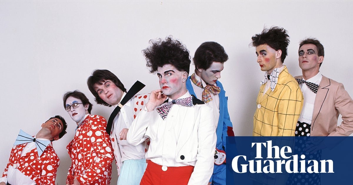 Six buds in a freaky coat: Split Enz share stories behind their colourful costumes – in pictures