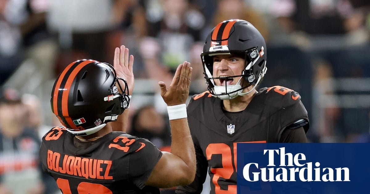 Watson and Browns hold off Steelers’ fightback on last-gasp 56-yard field goal