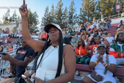 WATCH:  Mom with flying fear drives to all son's college football games