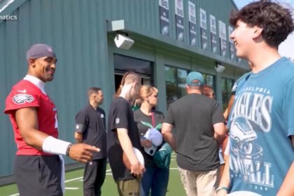 WATCH:  Inside Eagles and Fanatics' unforgettable experience for Make-A-Wish kids