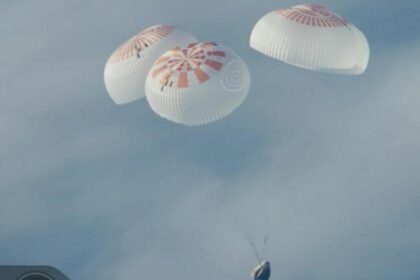 WATCH:  SpaceX Crew-12 splashes down after ISS mission