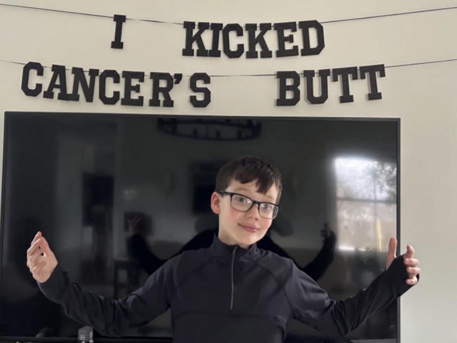 WATCH:  14-year-old cancer survivor now thriving