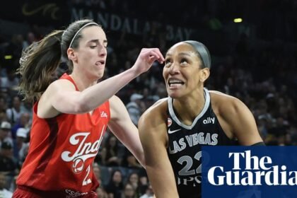 WNBA playoffs: A’ja Wilson pours in 36 as Aces oust bloodied Caitlin Clark and Fever