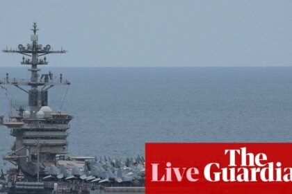 USS Lincoln carrier to return to port in San Diego after record-breaking deployment – US politics live
