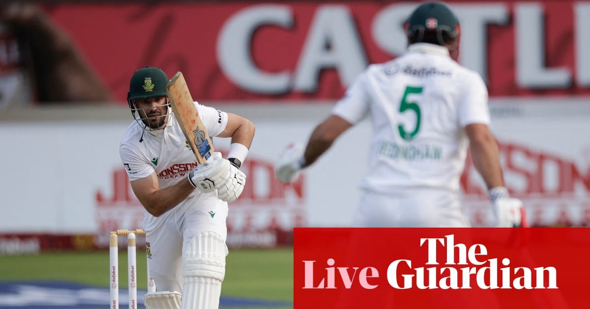 South Africa v Australia: first men’s cricket Test, day three – live