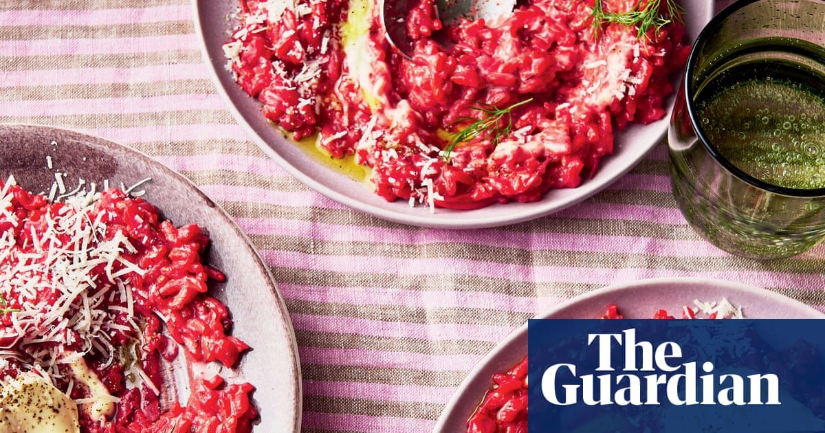Alice Zaslavsky’s shortcut beetroot baked risotto – recipe