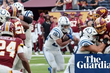 Jonathan Taylor’s double earns Colts win against Commanders in London