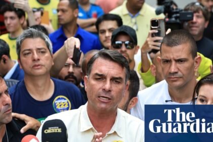 Brazil’s presidential race to go to second round as Flávio Bolsonaro leads incumbent Lula