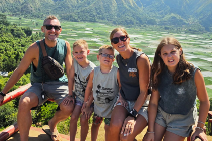 We sold everything and bought a one-way ticket to take our three children travelling